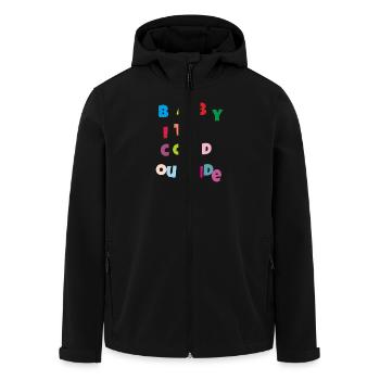 baby its cold 3 - Recycelte Männer Softshell-Jacke von Stanley/Stella - Schwarz - Vorne - AI Model Male 185 light (185cm)