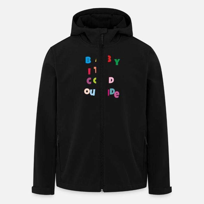 baby its cold 3 - Recycelte Männer Softshell-Jacke von Stanley/Stella - Schwarz