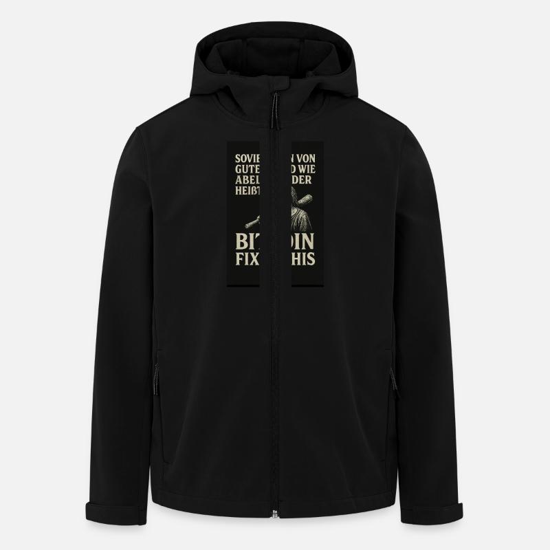 Bitcoin fixes this - Men’s Recycled Softshell Jacket by Stanley/Stella - black