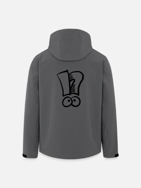 Exclamation mark question mark - Men’s Recycled Softshell Jacket by Stanley/Stella - anthracite