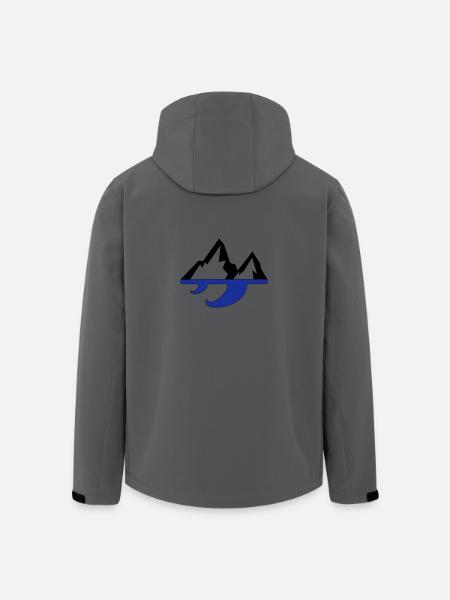 Mountain & Wave - Men’s Recycled Softshell Jacket by Stanley/Stella - anthracite