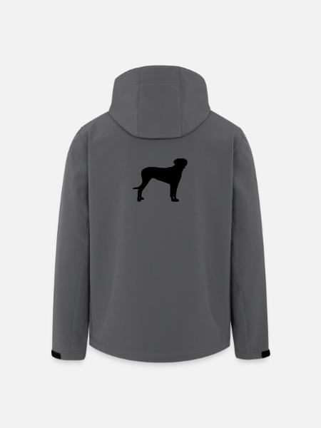 Rhodesian Ridgeback Silhouette - Men’s Recycled Softshell Jacket by Stanley/Stella - anthracite