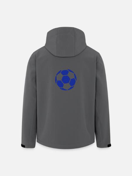 Fußball - Recycelte Männer Softshell-Jacke von Stanley/Stella - Anthrazit