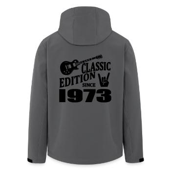Edition classique depuis 1973 - Veste softshell homme en polyester recyclé Stanley/Stella - charbon - Dos - AI Model Male 185 light (185cm)