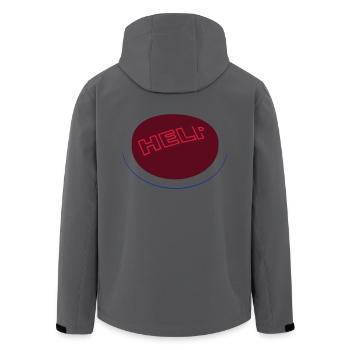 Interrupteur de secours - Veste softshell homme en polyester recyclé Stanley/Stella - charbon - Dos - AI Model Male 185 light (185cm)