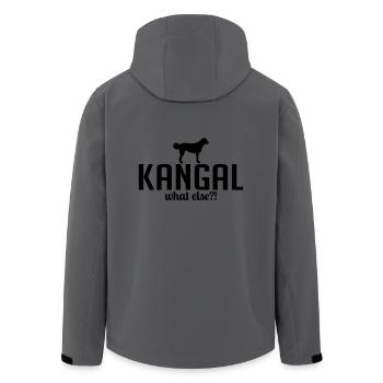 KANGAL what else - Recycelte Männer Softshell-Jacke von Stanley/Stella - Anthrazit - Hinten - AI Model Male 185 light (185cm)