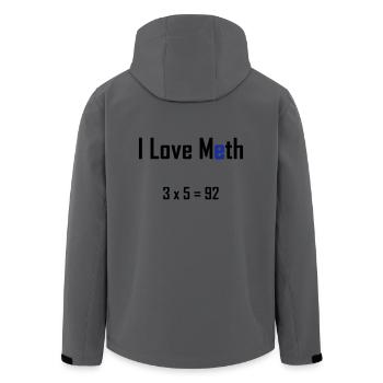 j'aime meth - Veste softshell homme en polyester recyclé Stanley/Stella - charbon - Dos - AI Model Male 185 light (185cm)