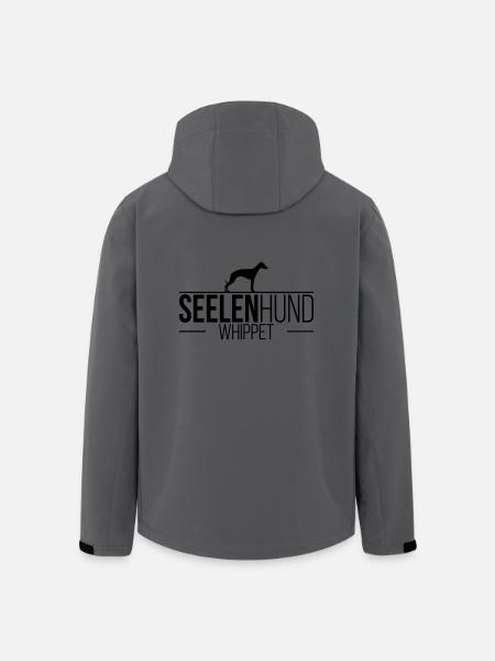 WHIPPET Seelenhund - Recycelte Männer Softshell-Jacke von Stanley/Stella - Anthrazit