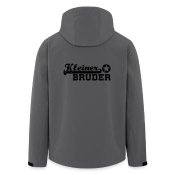 kleiner bruder stern - Recycelte Männer Softshell-Jacke von Stanley/Stella - Anthrazit - Hinten - AI Model Male 185 light (185cm)