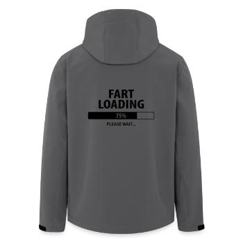FART Loading - Recycelte Männer Softshell-Jacke von Stanley/Stella - Anthrazit - Hinten - AI Model Male 185 light (185cm)