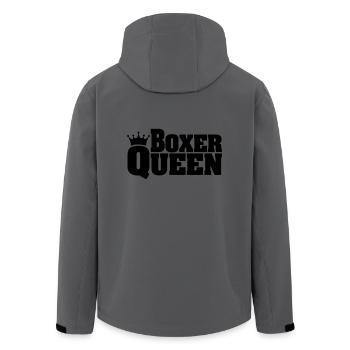QUEEN BOXER - Veste softshell homme en polyester recyclé Stanley/Stella - charbon - Dos - AI Model Male 185 light (185cm)