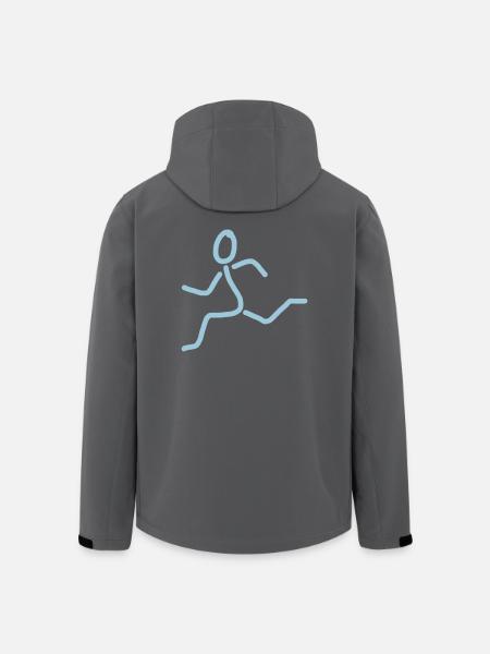 iYpsilon Läufer - Recycelte Männer Softshell-Jacke von Stanley/Stella - Anthrazit