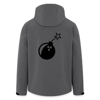 Bowlingkugel Bowling Bowler Bowling-Team Geschenk - Recycelte Männer Softshell-Jacke von Stanley/Stella - Anthrazit - Hinten - AI Model Male 185 light (185cm)