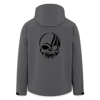 Heavy Metal - Veste softshell homme en polyester recyclé Stanley/Stella - charbon - Dos - AI Model Male 185 light (185cm)