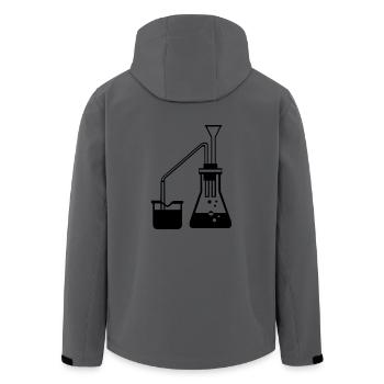 Chemie Experiment Geschenkidee Substanz mischen - Veste softshell homme en polyester recyclé Stanley/Stella - charbon - Dos - AI Model Male 185 light (185cm)