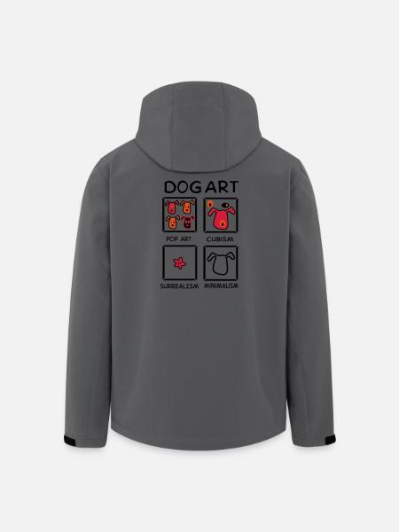dog - Men’s Recycled Softshell Jacket by Stanley/Stella - anthracite