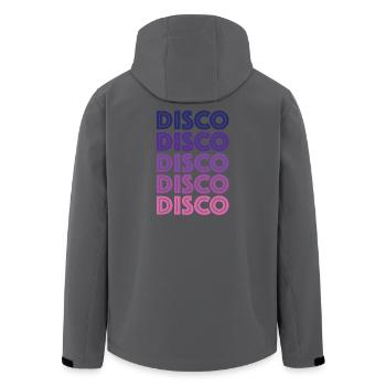 Disco Disco Disco - Veste softshell homme en polyester recyclé Stanley/Stella - charbon - Dos - AI Model Male 185 light (185cm)