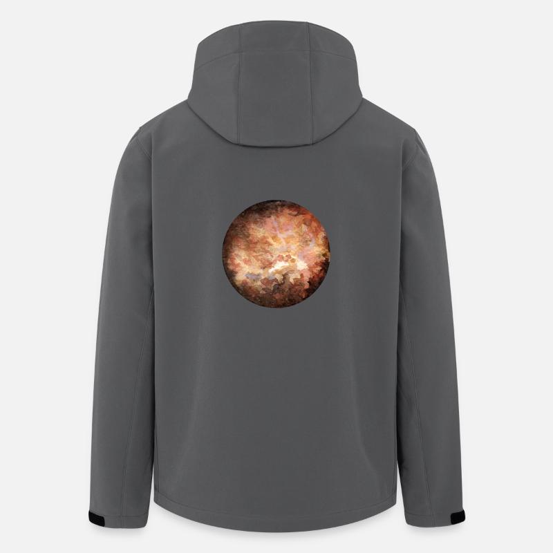 Venus - Recycelte Männer Softshell-Jacke von Stanley/Stella - Anthrazit