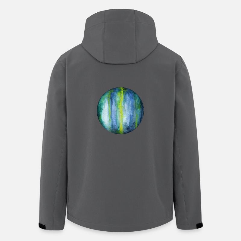 Uranus - Recycelte Männer Softshell-Jacke von Stanley/Stella - Anthrazit