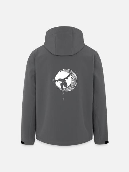 Mond der Spitze - Recycelte Männer Softshell-Jacke von Stanley/Stella - Anthrazit
