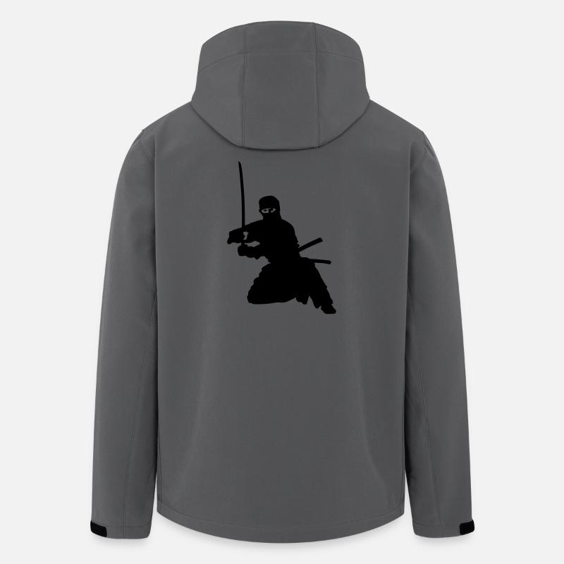 ninja - Men’s Recycled Softshell Jacket by Stanley/Stella - anthracite