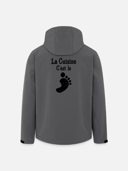 Cooking is the foot - Men’s Recycled Softshell Jacket by Stanley/Stella - anthracite
