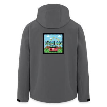 papa joueur - Veste softshell homme en polyester recyclé Stanley/Stella - charbon - Dos - AI Model Male 185 light (185cm)