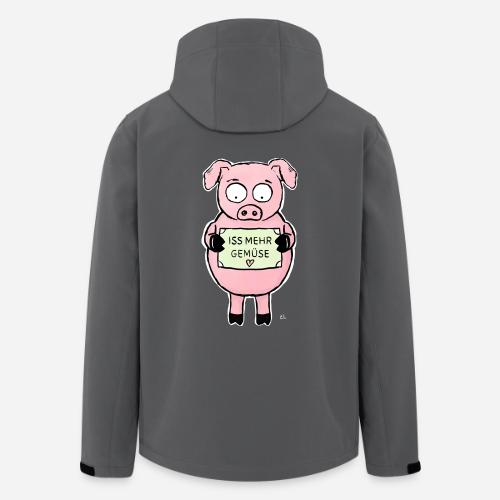 Iss mehr Gemüse - Recycelte Männer Softshell-Jacke von Stanley/Stella
