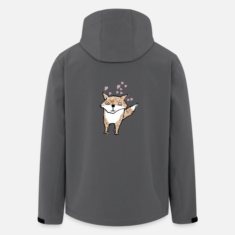 Fox - Men’s Recycled Softshell Jacket by Stanley/Stella - anthracite