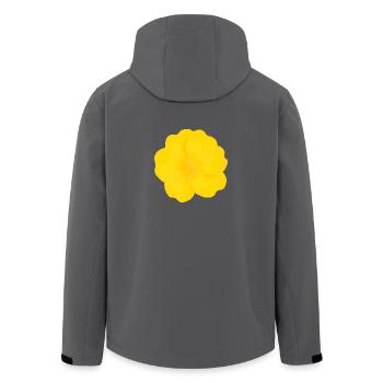 Buttercup Bold - Recycelte Männer Softshell-Jacke von Stanley/Stella - Anthrazit - Hinten - AI Model Male 185 light (185cm)