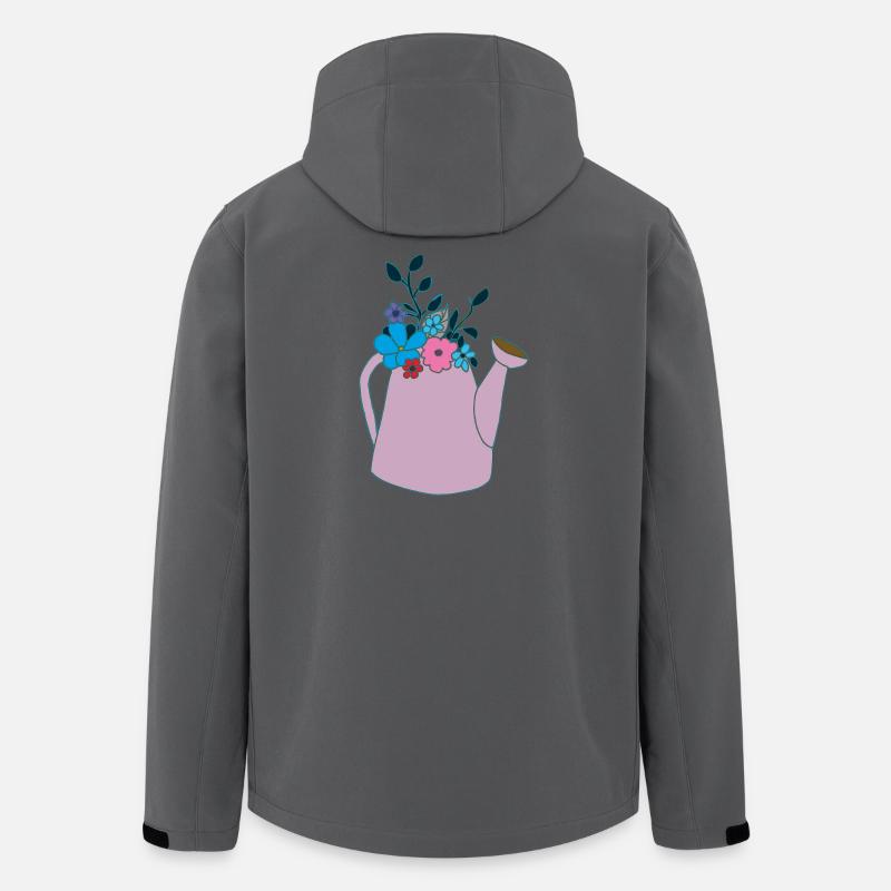 gieskanne lila - Recycelte Männer Softshell-Jacke von Stanley/Stella - Anthrazit
