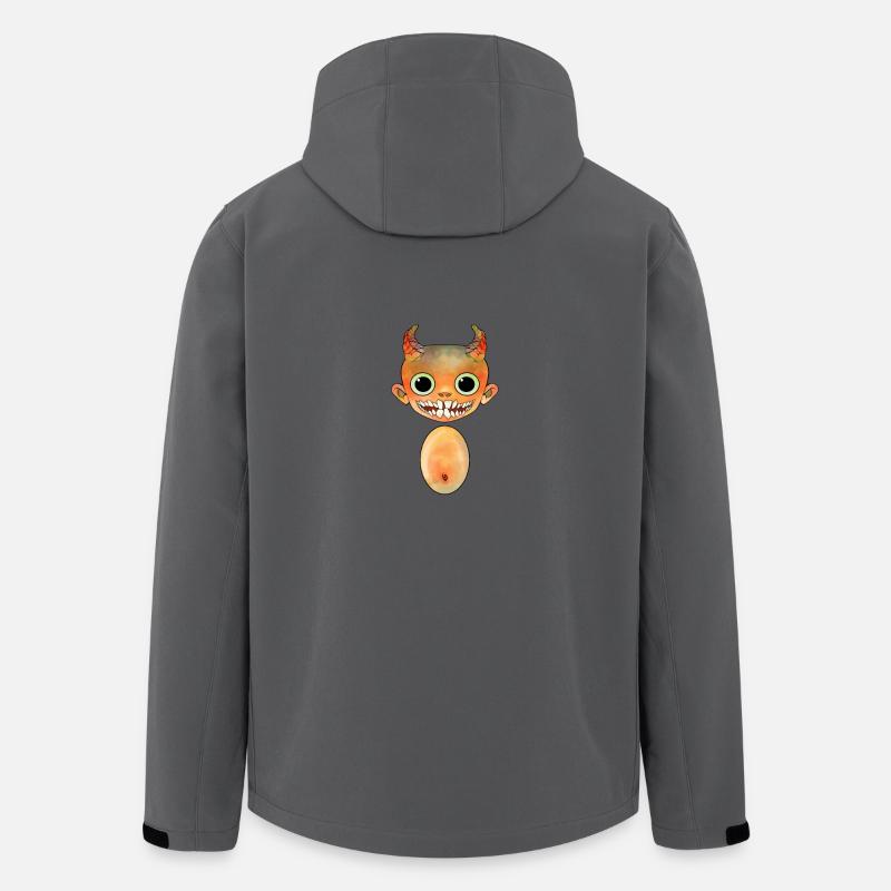 Kleines Monster - Recycelte Männer Softshell-Jacke von Stanley/Stella - Anthrazit
