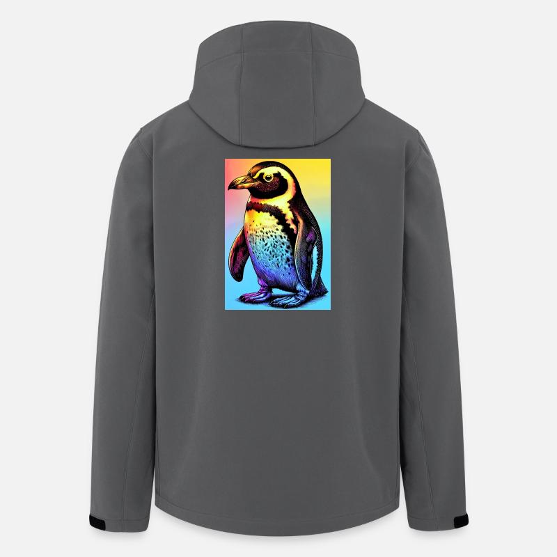 Pinguin - Recycelte Männer Softshell-Jacke von Stanley/Stella - Anthrazit
