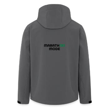 Marathon - Recycelte Männer Softshell-Jacke von Stanley/Stella - Anthrazit - Hinten - AI Model Male 185 light (185cm)