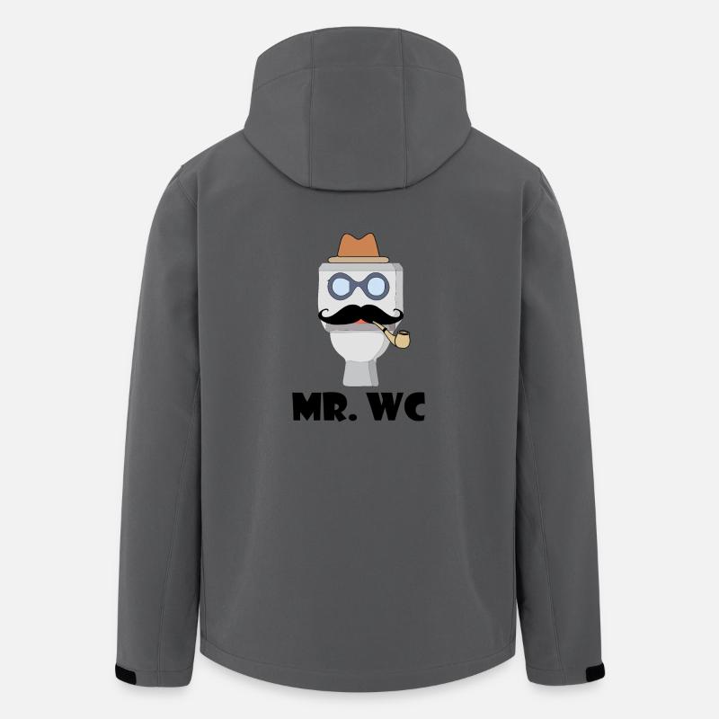 MR WC - Recycelte Männer Softshell-Jacke von Stanley/Stella - Anthrazit
