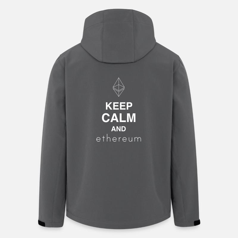 keep calm and etherium - Men’s Recycled Softshell Jacket by Stanley/Stella - anthracite