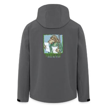 Sternzeichen - Schütze - Recycelte Männer Softshell-Jacke von Stanley/Stella - Anthrazit - Hinten - AI Model Male 185 light (185cm)