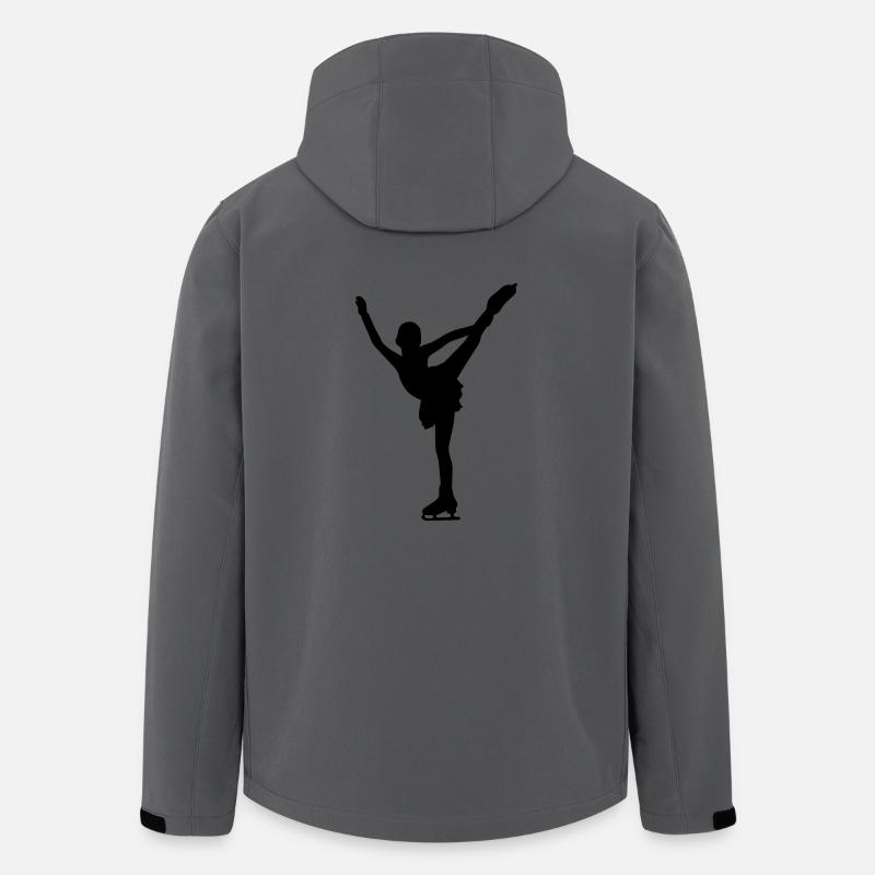 Eiskunstlauf Schlittschuhe Schlittschuhlaufen - Recycelte Männer Softshell-Jacke von Stanley/Stella - Anthrazit