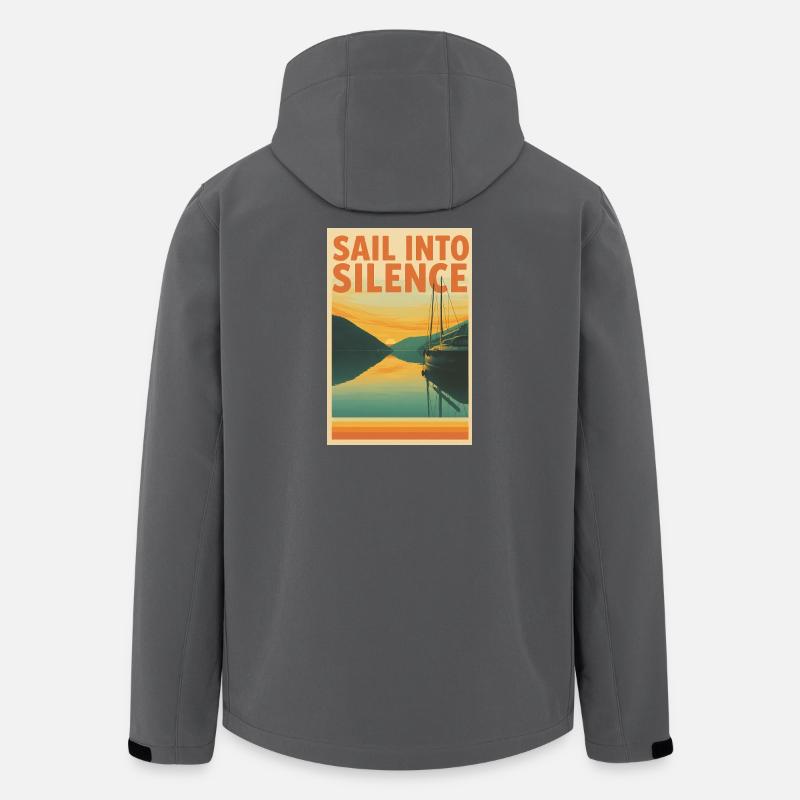 Sail into Silence - Recycelte Männer Softshell-Jacke von Stanley/Stella - Anthrazit