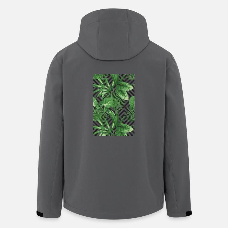 Tropical Geometry - Recycelte Männer Softshell-Jacke von Stanley/Stella - Anthrazit