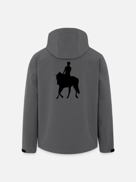 Pferde Wettbewerb - Recycelte Männer Softshell-Jacke von Stanley/Stella - Anthrazit