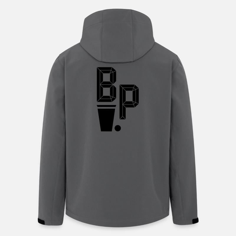 Beer Pong Logo2 - Recycelte Männer Softshell-Jacke von Stanley/Stella - Anthrazit