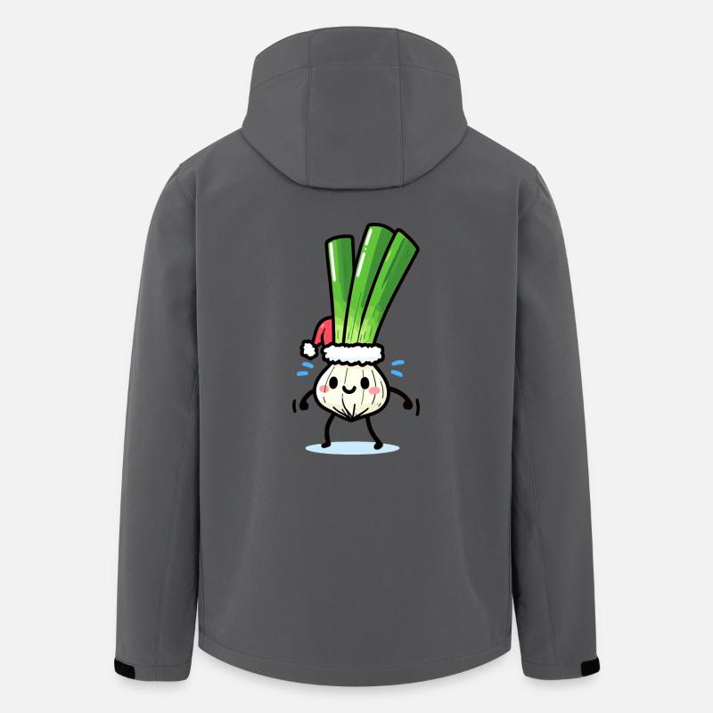 St. Nicholas Cute Spring Onion - Men’s Recycled Softshell Jacket by Stanley/Stella - anthracite