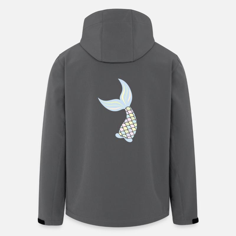 Meerjungfrau - Recycelte Männer Softshell-Jacke von Stanley/Stella - Anthrazit