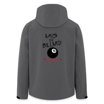 Zitat Freunden gute Nacht Billard 8 Ball Sport Humor - Recycelte Männer Softshell-Jacke von Stanley/Stella - Anthrazit - Hinten - AI Model Male 185 light (185cm)