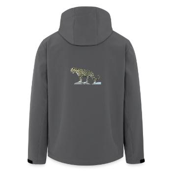 jaguar - Recycelte Männer Softshell-Jacke von Stanley/Stella - Anthrazit - Hinten - AI Model Male 185 light (185cm)