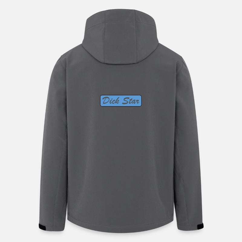 Dick Star Design - Recycelte Männer Softshell-Jacke von Stanley/Stella - Anthrazit