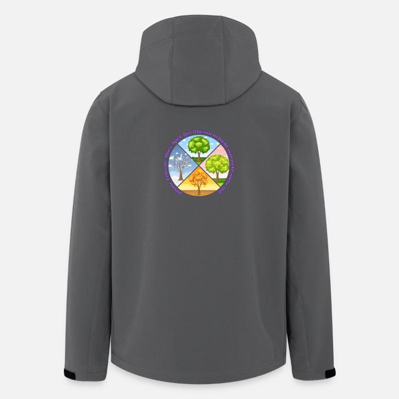 Jahresuhr. Ohrwurm - Recycelte Männer Softshell-Jacke von Stanley/Stella - Anthrazit