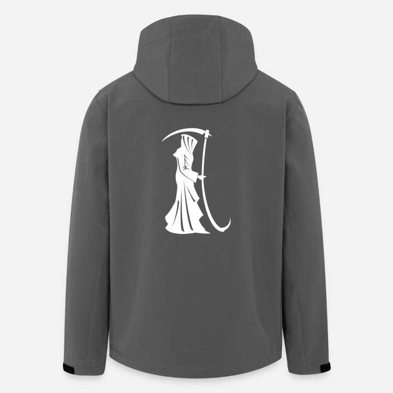 Grim Reaper, Reaper - Veste softshell homme en polyester recyclé Stanley/Stella - charbon