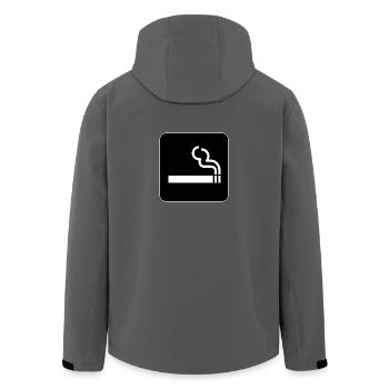 Zigarette! Geschenk Idee Geschenkidee - Recycelte Männer Softshell-Jacke von Stanley/Stella - Anthrazit - Hinten - AI Model Male 185 light (185cm)